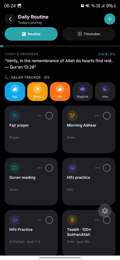 Inify App Screen