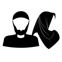 Avatar graphics symbolising our extensive network of more than 200 expert male and female online Quran tutors across the UK.